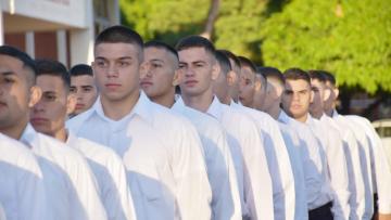 Acto de bienvenida de los Aspirantes a Cadetes...